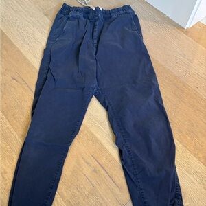 Nili Lotan Navy Pants xs elastic waist cropped